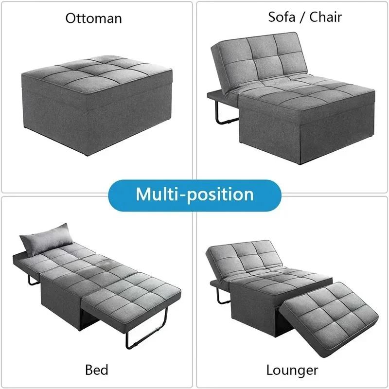 Sofa modern simple folding sofa recliner simple multi-function