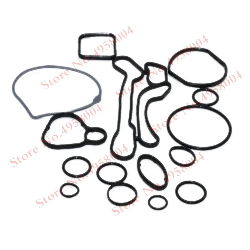 1 Set of Heat Exchanger Gaskets Engine Oil Cooler Repair Kit For Cruze Opel Orlando Astra 55355603 93186324 55353322 55353320