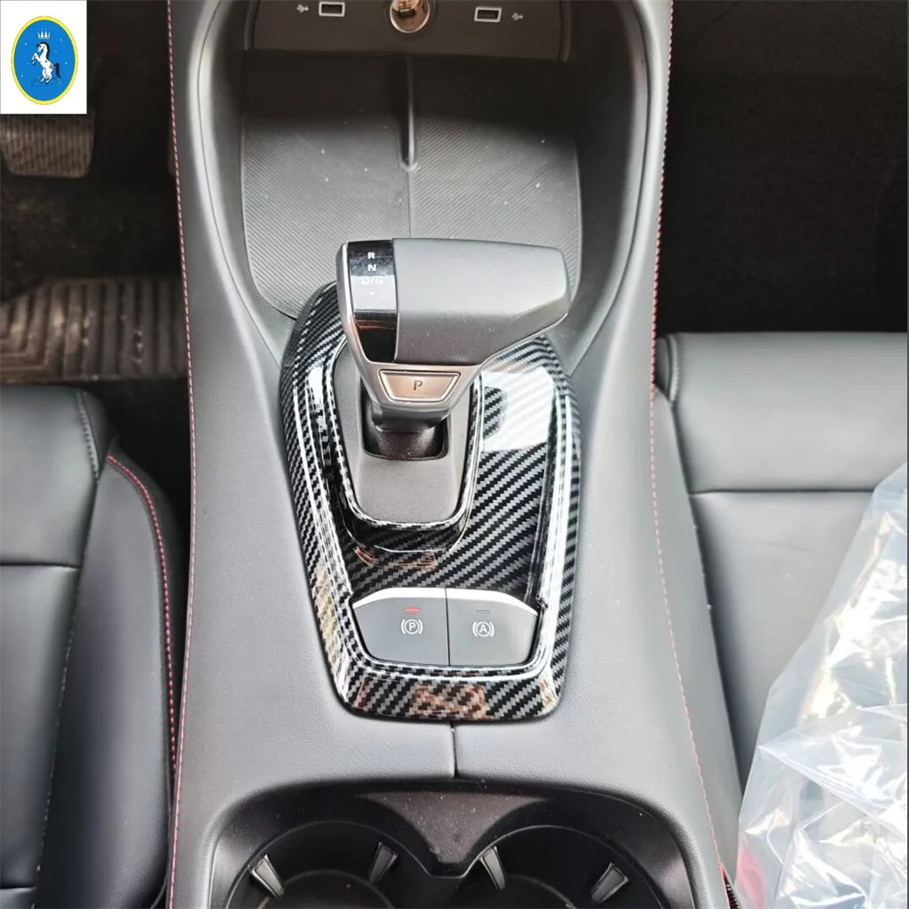 

ABS автомобильная коробка передач, центральное управление, коробка переключения передач, накладка на панель для MG 5 2025 2026, аксессуары для интерьера из углеродного волокна