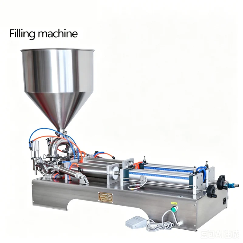 High Quality Double Heads Liquid Water Filling Machine Honey Liquid Washing Dish Detergent Filling MachineFiller