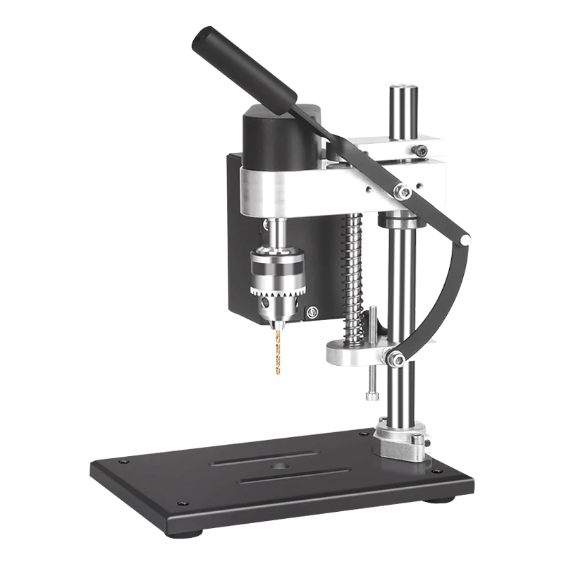 

Mini Electric Bench Drill Press Stand Kit 8000 r/min 7-Gear Variable Speed Benchtop Drilling Machine Precise Drill DIY Drilling