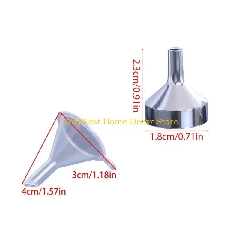 92MF Mini Liquid Funnel Seasoning Peper Salt Coffee Powder ​Cooking Baking Gadget