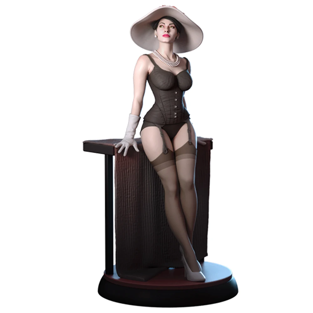 1:24 شخصية لينا بيلوتشي عالية التفاصيل |   مصغرة الراتنج ثلاثية الأبعاد |   مجموعة نماذج على طراز Starlet العتيق غير المطلي (A1059)