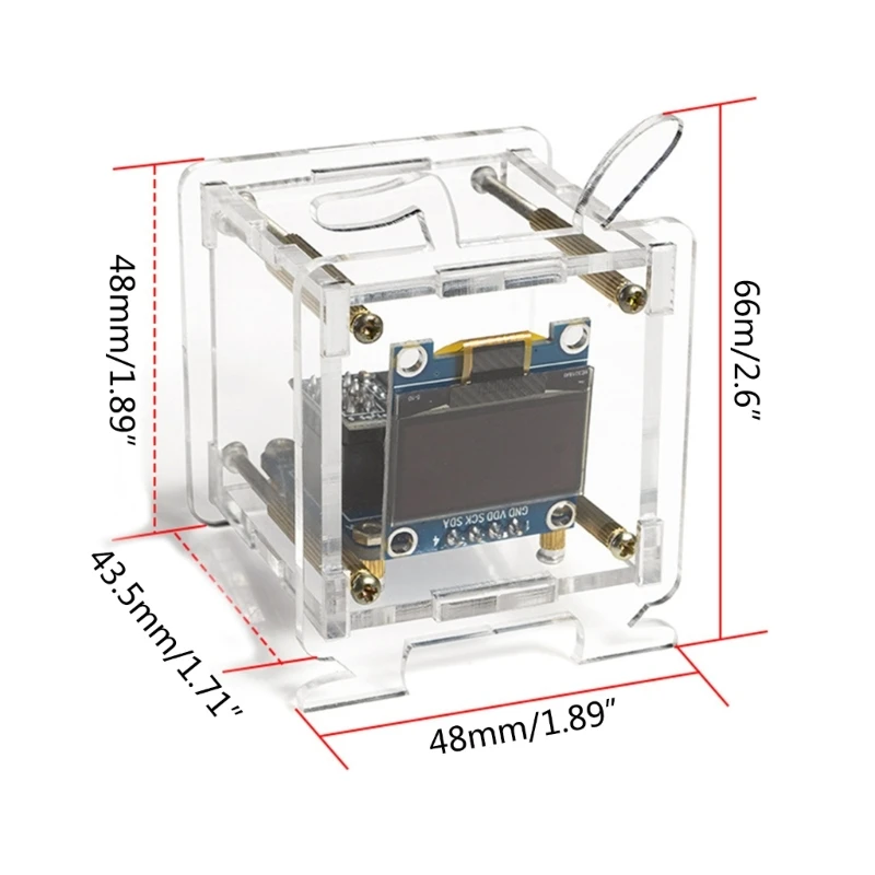 DIY Digital Electronic Clock 2.4G WIFI Alarm Clock Soldering Practice Learning Time/Temperature Display