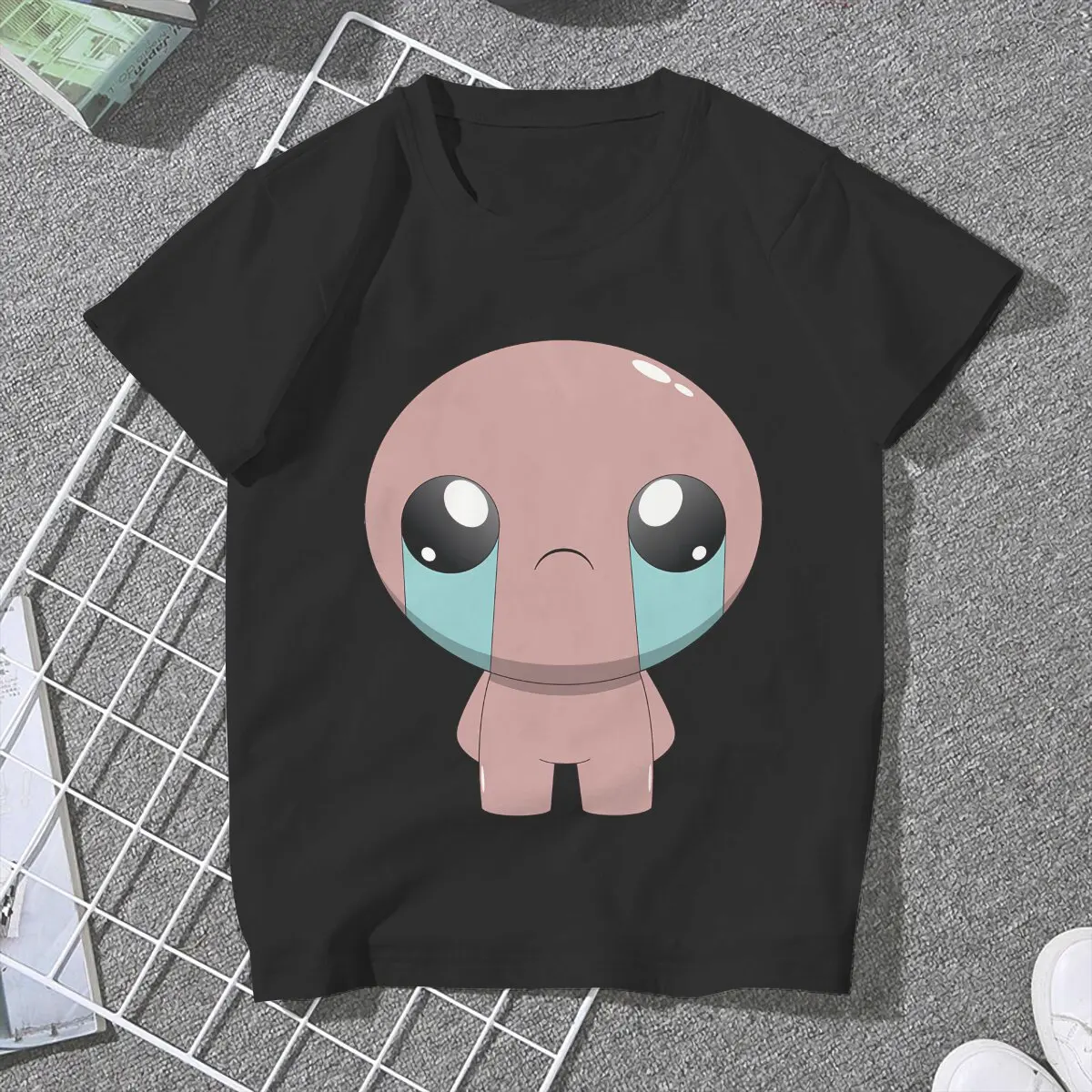 Isaac Women Tshirts The Binding of Isaac Game Gothic Vintage Female Clothing Large Graphic Short Sleeve