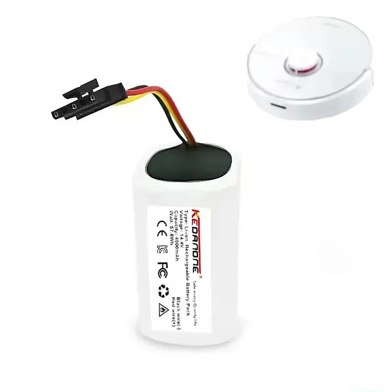 

2026 New 14.4V 2600mAh/3500mAh/4000mAh Battery N011-4S1P for Xiaomi Mi Robot Vacuum Mop 2 Lite MJSTL Vacuum Cleaner