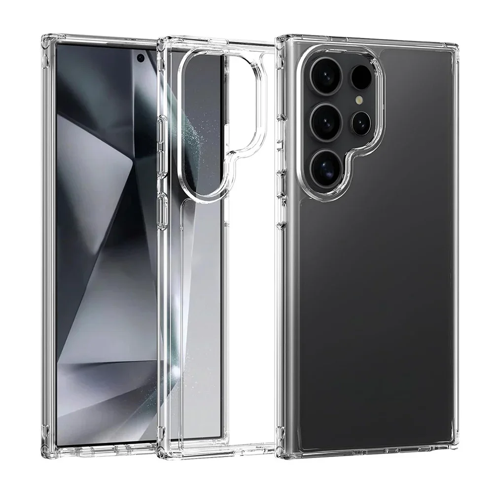 

Прозрачный ТПУ чехол для телефона samsung galaxy s25 ultra s25 s24 s23 ultra для samsung s22 чехол s23 fe s21 s22 s24 plus ultra cover