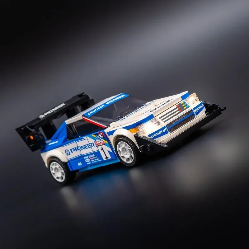 

MOC-153665 Iconic 405 T16 GR Sports Car Racing Building Block Model 356 Parts MOC Creative Gift for Boys Children's Birthday Toy