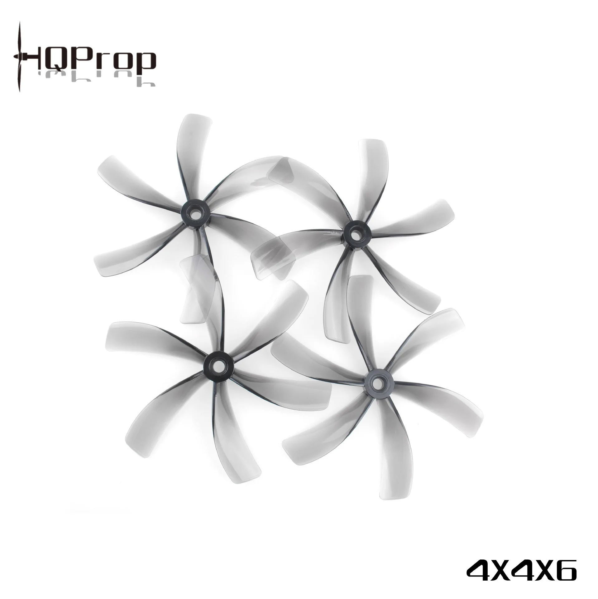 HQProp 4X4X6 (2 positive + 2 reverse) 4 inch ducting machine 6 blade propeller 4 inch crossing machine, propeller