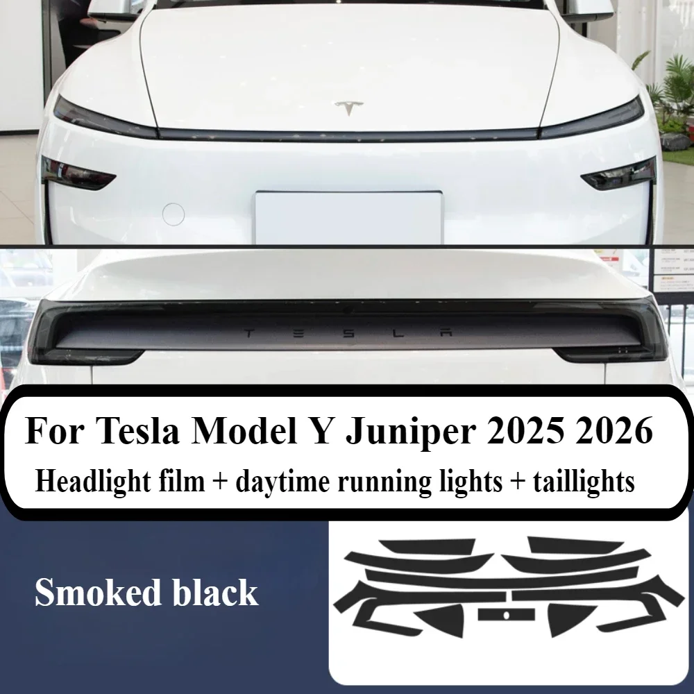 

Защитная пленка из ТПУ для Tesla Model Y Juniper 2025 2026, внешние аксессуары для автомобиля, ремонтная пленка против царапин и царапин