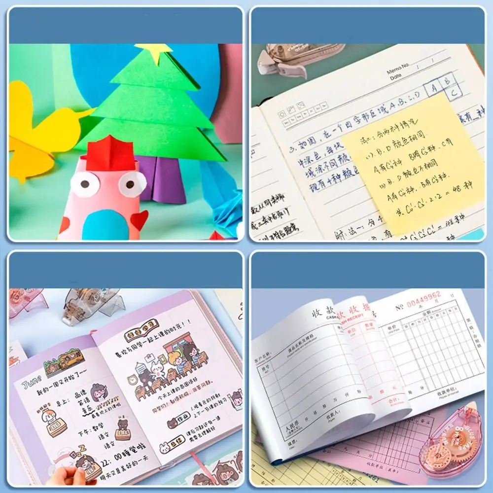 Tagebuch, Bürobedarf, Schulbedarf, DIY-Bastelbedarf, DIY-Briefpapier, doppelseitiges Klebeband, Punktkleber, Rollenbänder