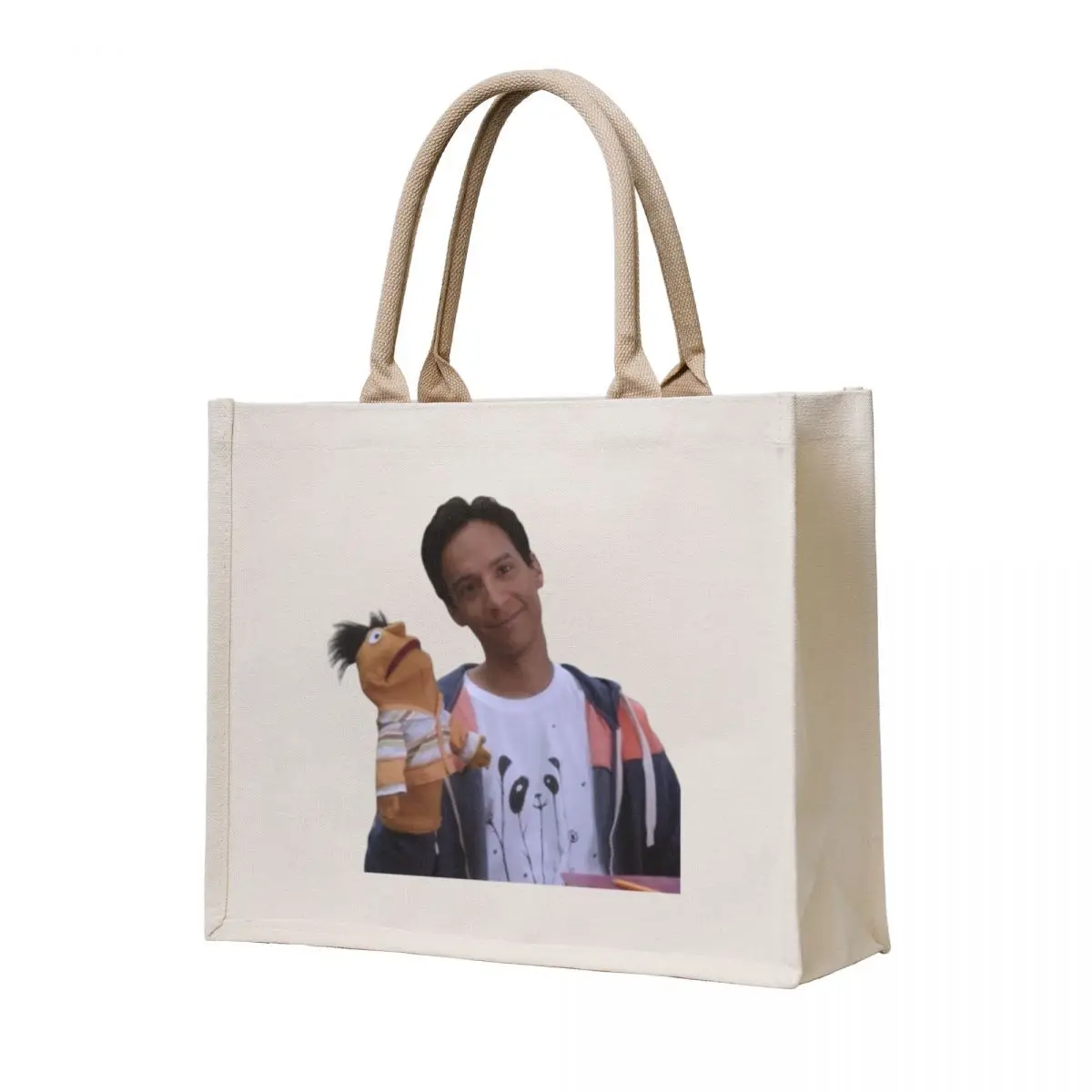 

abed nadir with hand puppet Tote Bag Canvas shoulder bag Women's shopping bag Women's shopper Gift bags