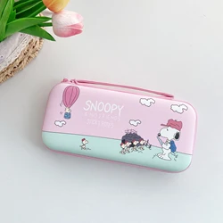 For Nintendo Switch OLED Hard Case Cover Travel Storage Bag Portable EVA Console Pouch Snoopy Kuromi Hello Kitty Melody Stitch