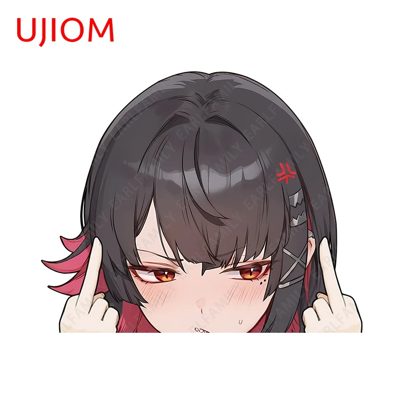 UJIOM Ellen Joe Flip The Bird Zenless Zone Zero Wall Sticker Exquisite Fashionable Waterproof Picture Decal Creative Stickers