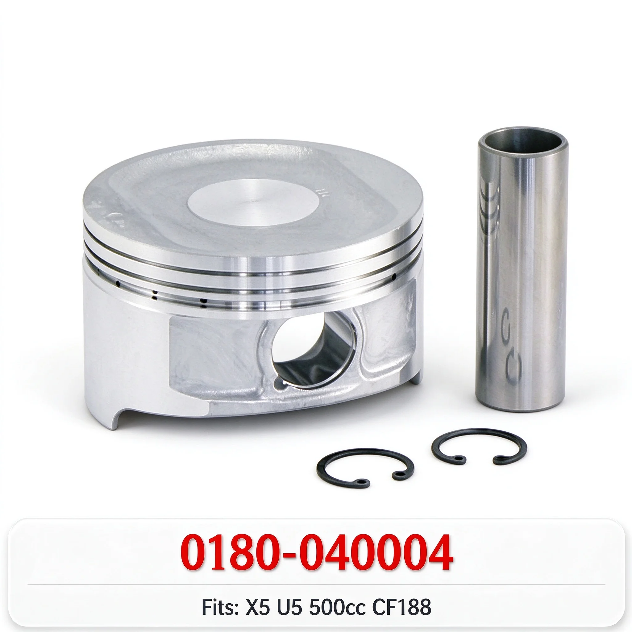 For CFMoto Piston Kit 88mm 0180-040004 CF188 with Piston Pin Circlips X5 U5 UForce 500cc ATV UTV Engine Parts