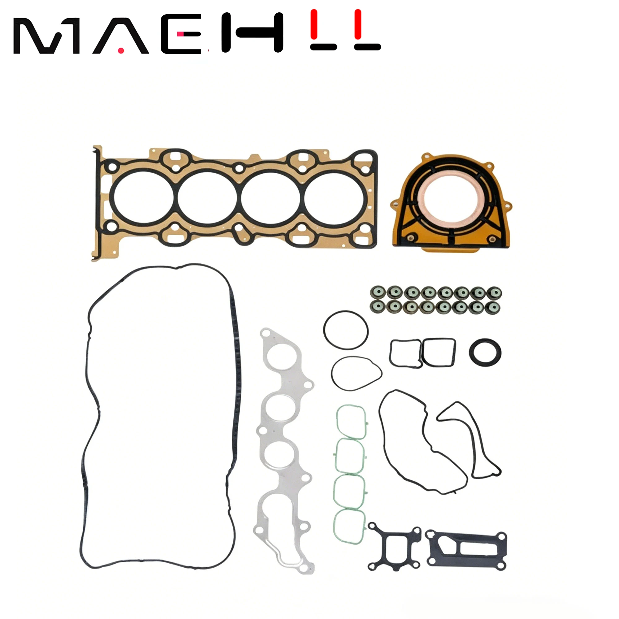 Kit de revisión de motor OEM 1S7G-6013-AA, adecuado para Ford Mondeo Mk3 Focus C-MAX 1.8 2.0L motor Duratec HE 2000-2010, kit de sellado