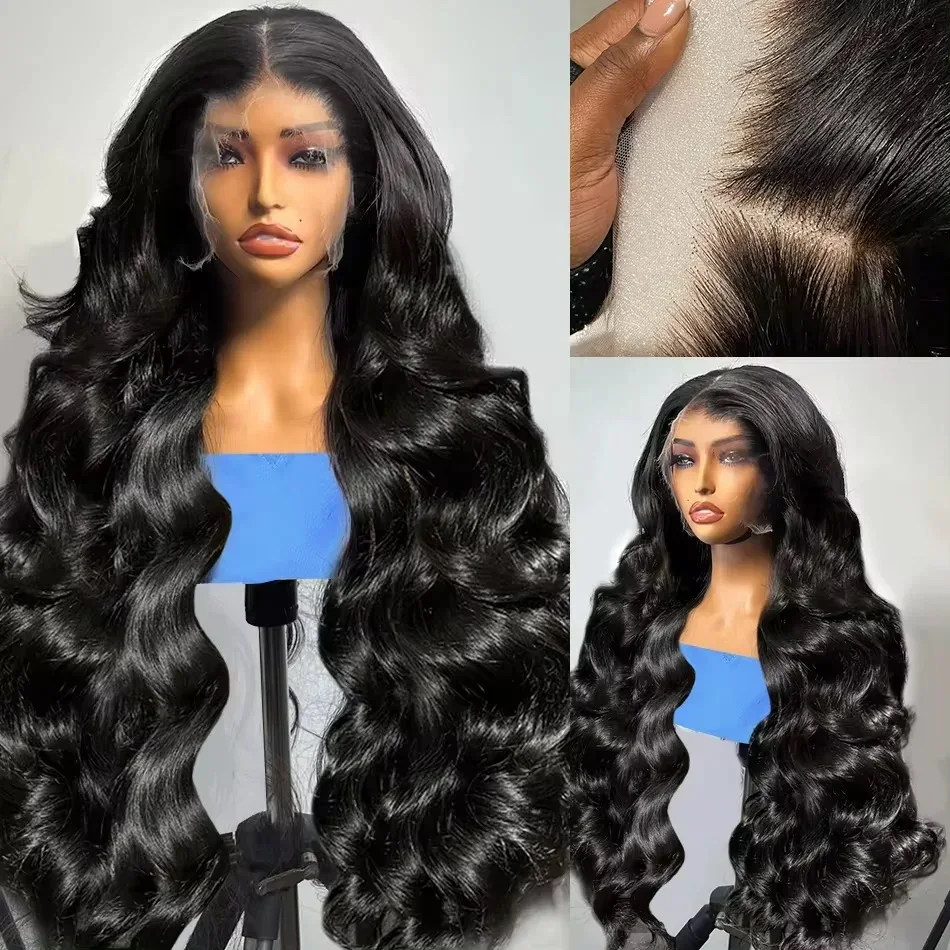 Perruques Body Wave sans colle, 100% cheveux humains, prêt à porter et Go HD, 13x6, 13x4, perruque Lace Front Closure, sans colle