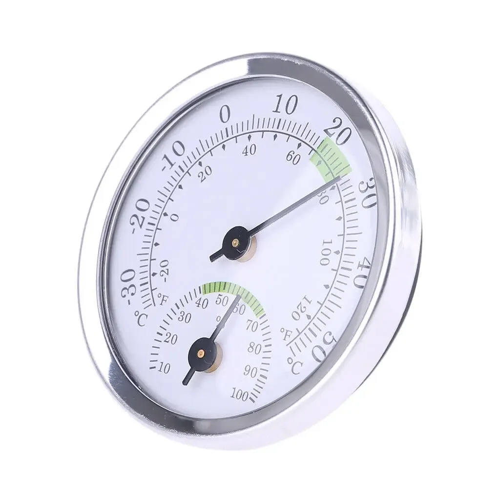 Compact Houses Offices Workshops Monitor Thermometer Hygrometer Indoor Analog Meter Household Wall Mounted Temperature Humidity