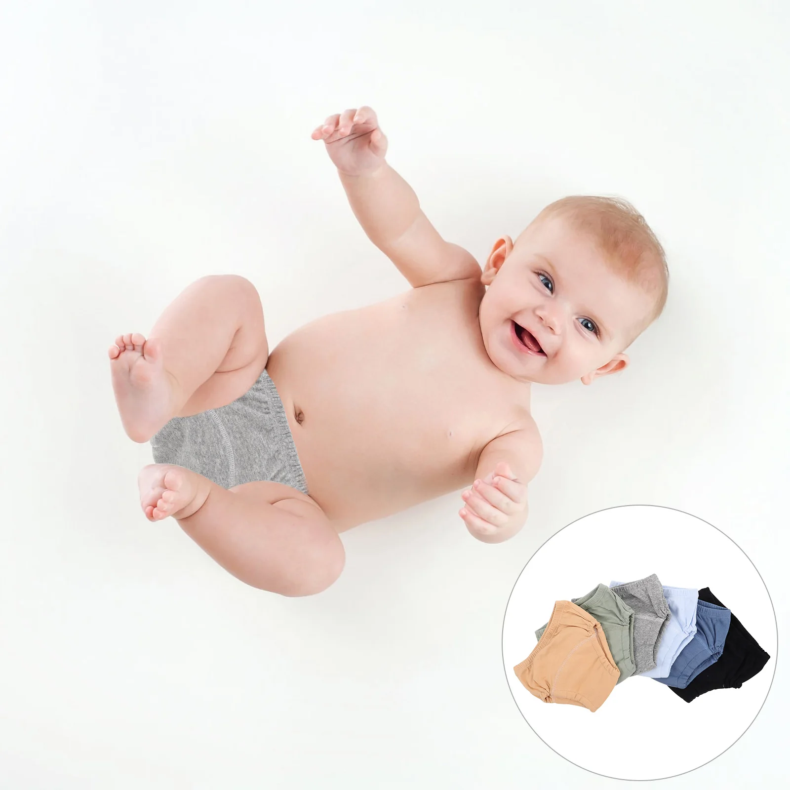 6pcs Baby Training Diapers Absorbent Pull up Pure Cotton Toddler Girls Boys Leakproof Comfortable Newborn Kids Pants