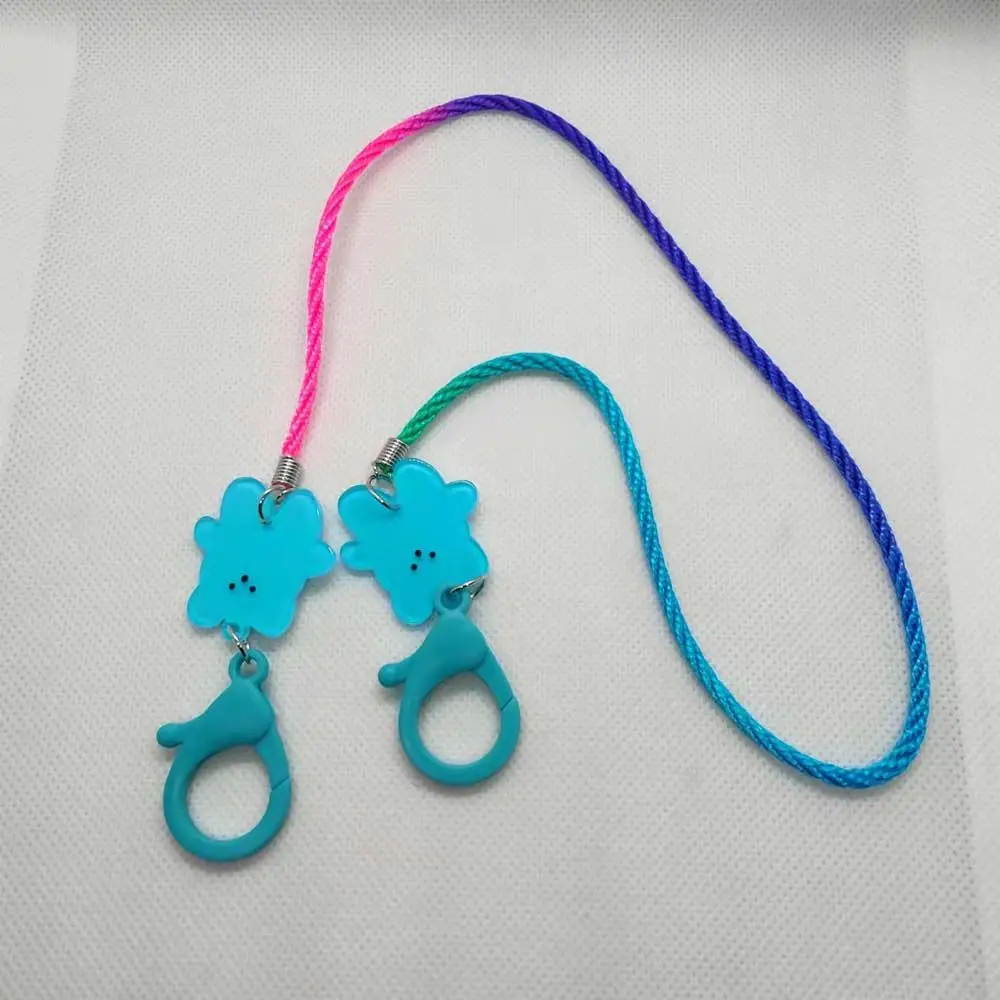 

Glasses Chain Bear Anti-lost Female Cartoon Gradient Color Sunglasses Lanyard Child Mask Lanyard Children Mask Chain Mask Rope