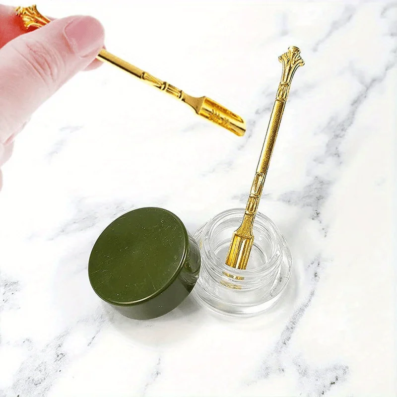 Mini Powder Spoon Metal Shovel Spoon Medicine Scoop Snuff Spoon for Sniffe Bottle Smoking Kitchen Accessories