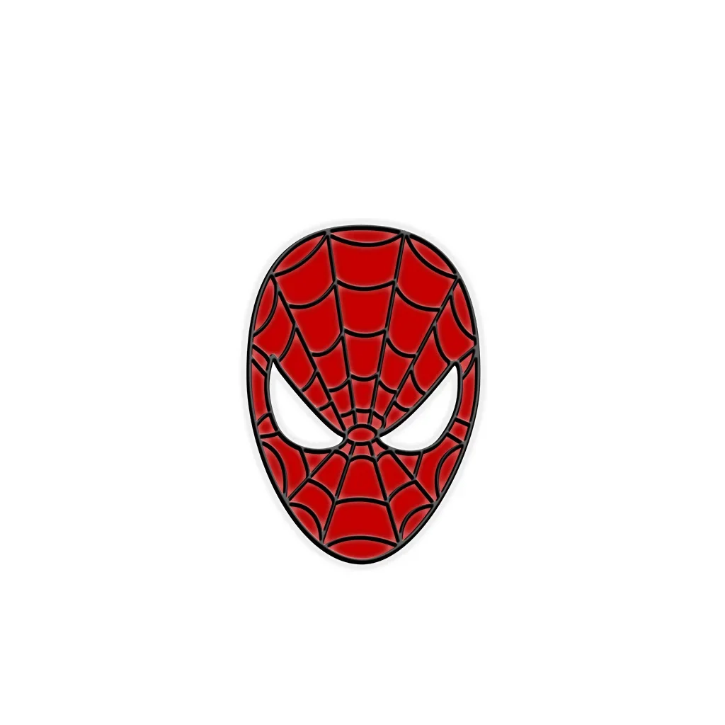 

Marvel Superhero Spider-man Brooch Badge Marvel The Avengers Metal Ins Hipster Personality Male Creative Pin Backpack Decoration