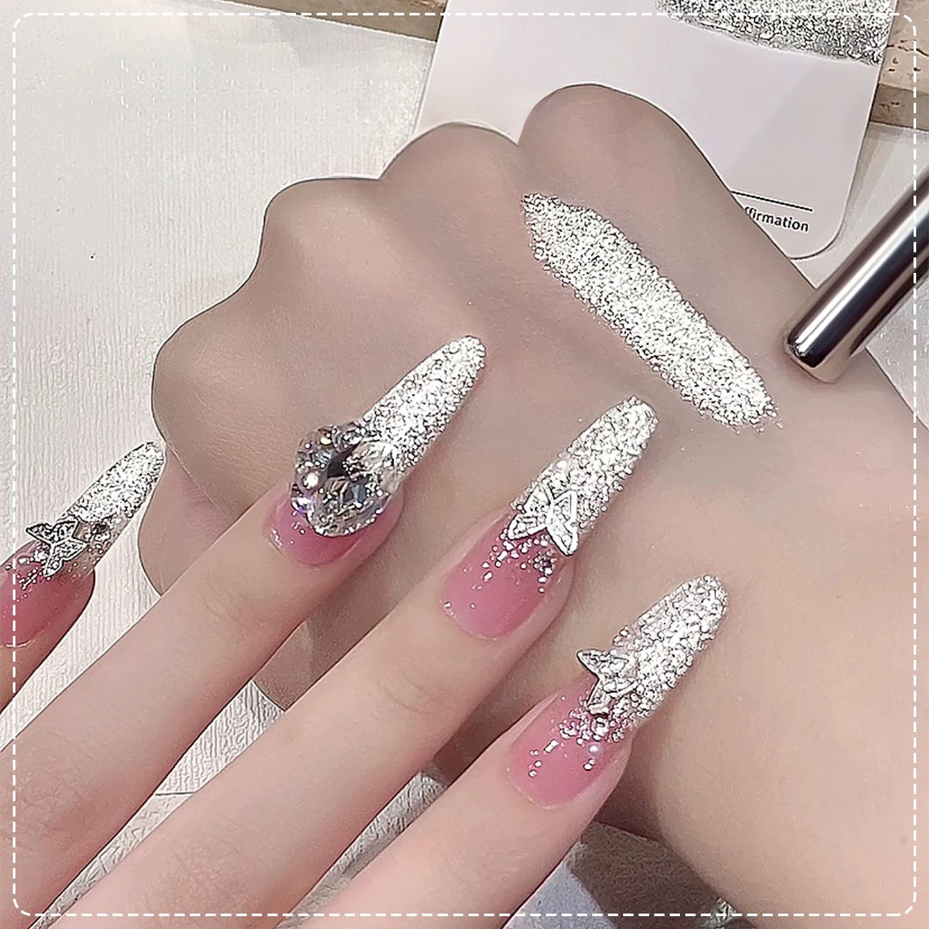 1 pçs psk 2025 novo popular glitter branco elf olho de gato gel unha polonês brilhante platina flash olho de gato esmalte suprimentos para unhas