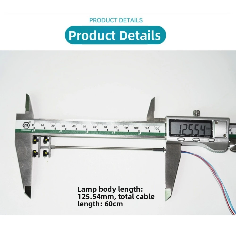 3V 12V Miniature Simulation Street Tower Lights White Light/warm Light 125.54mm Sand Table Elevated Lighthouse