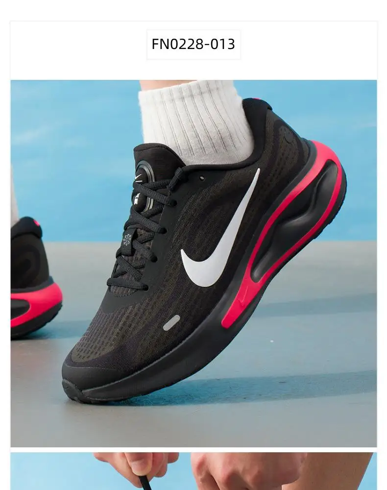 Nike FN0228-013 2026 Neue Herren-Laufschuhe, schwarz, rot, Mesh-Kissen, hervorragender Halt, reflektierende Sport-Sneaker – Detail 3