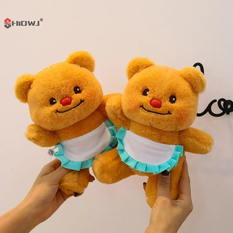 

Super cute refrigerator sticker decoration butter teddy bear magnetic sticker plush toy plush toy couple cute doll