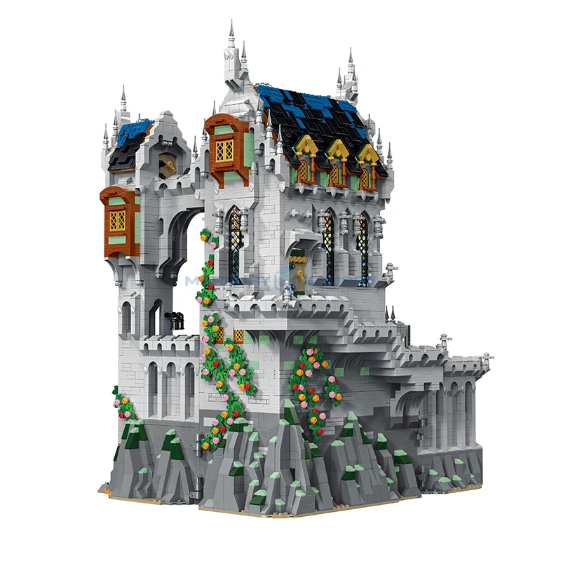 Medieval Castle Model Building Blocks MOC 033010 Limited Edition Modular Large Architecture Bricks Gift Ideas Toy Kids Aldult