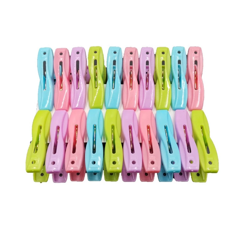 

20 Plastic Windproof Clips, Multi-Function Drying Clips, Drying Quilts, Clothespins, Hangers, Clips