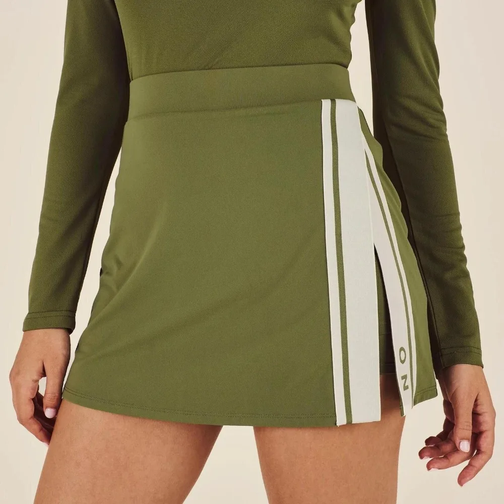 Malbon Women's Golf Skirt 2026 Summer New Korean Style Slimming A-Line Versatile Outdoor Sporty Quick-Dry Stretch Polyester Soft