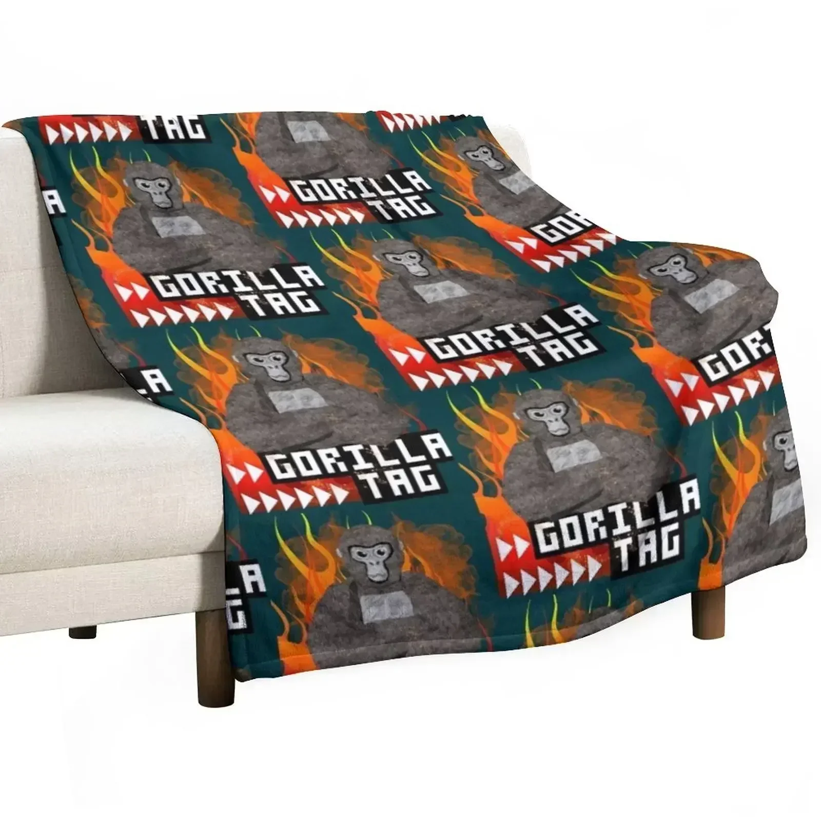 New Gorilla Tag - Gorilla Tag Pfp Maker Classic Throw Blanket Bed linens Soft Beds Luxury St Retros Blankets