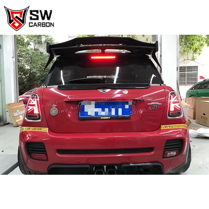 

Carbon Fiber AG Style Rear Spoiler For BMW Mini COOPER S R56 R57 Car Rear Roof Window Racing Wing Spoiler Body Kit Car Styling