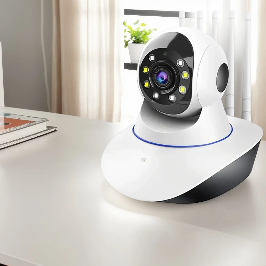 

Wi-Fi камера с 5 антеннами — полноцветная HD 360 ° Веб-камера домашнего видеонаблюдения Радионяня (PIX-LINK GT5)