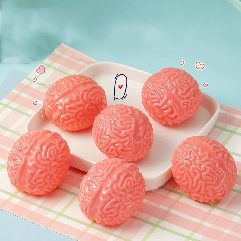 Kreative Simulation Gehirn Squishy Zappeln Spielzeug Stress Relief Bälle Weiche Dekompression Sensorischen Squeeze Spielzeug Für Büro Klassenzimmer