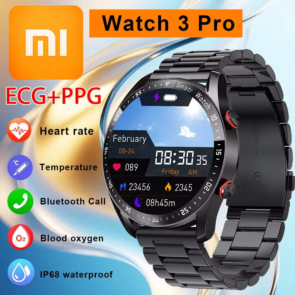 

Xiaomi ECG+PPG GT Series Smart Watch Men HD Screen PPG+ECG Bluetooth Call Fitness 100+Sport Mode Smartwatch Women GT Series