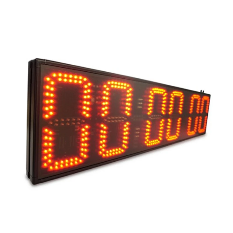 

Large screen high brightness 6 Digit 8 Inch SportsTabata Timer GYM Timer LED Countdown Clock for fitness centre