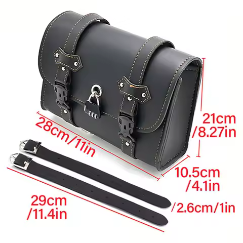 Motorcycle SaddleBag With password lock Large Capacity Motorbike Side Bags For Harley Sportster XL 883 1200 Honda/Yamaha/Suzuki
