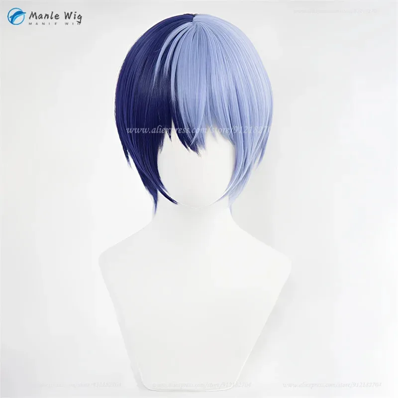 Aoyagi Toya Косплей Парик Яркий BAD SQUAD Aoyagi Toya Парики Синий Вечеринка Косплей Аниме Парики + Кепка Для Парика