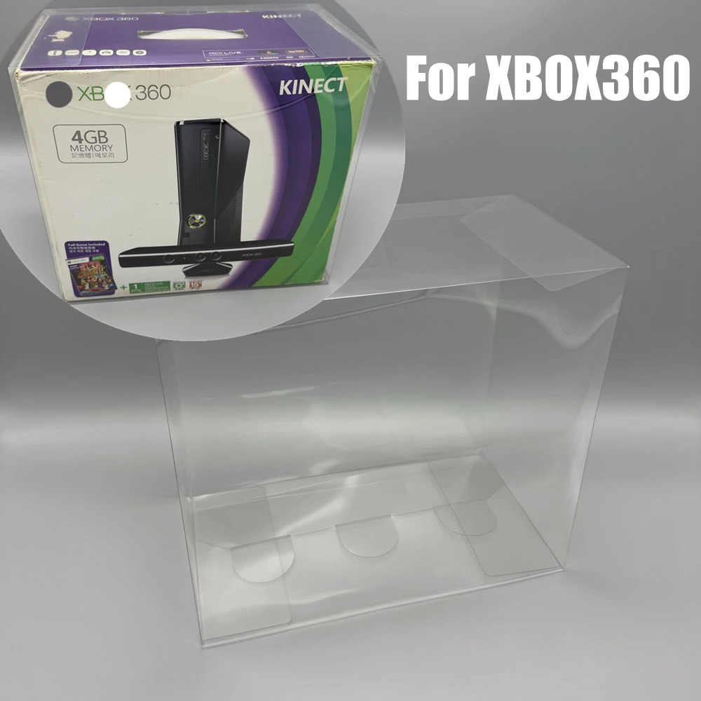 Przezroczysta Ochrona Pudełka na XBOX360/S/E/Microsoft Kolekcjonerskie Pudełka TEP Przechowywanie Obudowa Gry Przezroczysta Gablota Ekspozycyjna — zdjęcie produktu 2