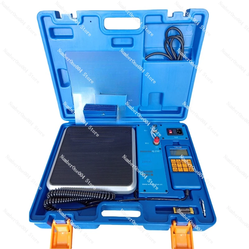 

Applicable to Manual Refrigerant Recovery Electronic Balance High-Precision Metal Freon Quantitative Filling Electronic Scale 9V