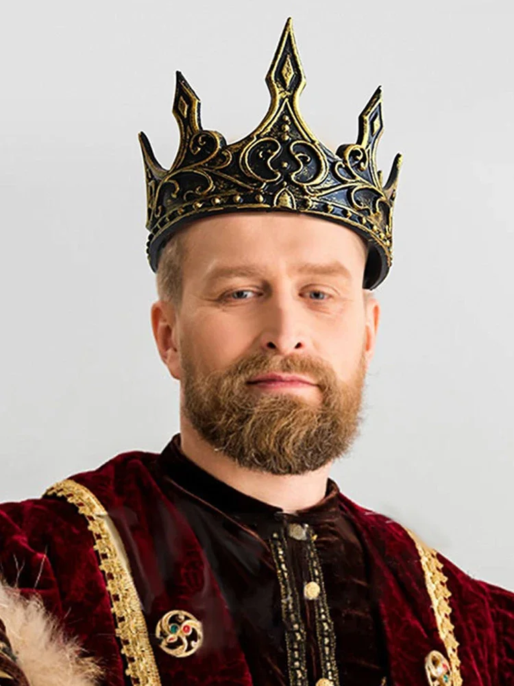 프린스 코스프레 머리띠 할로윈 까마귀 왕관 백설공주와 사냥꾼 파티 드레스업 코스프레 헤드웨어 액세서리 소품 왕관