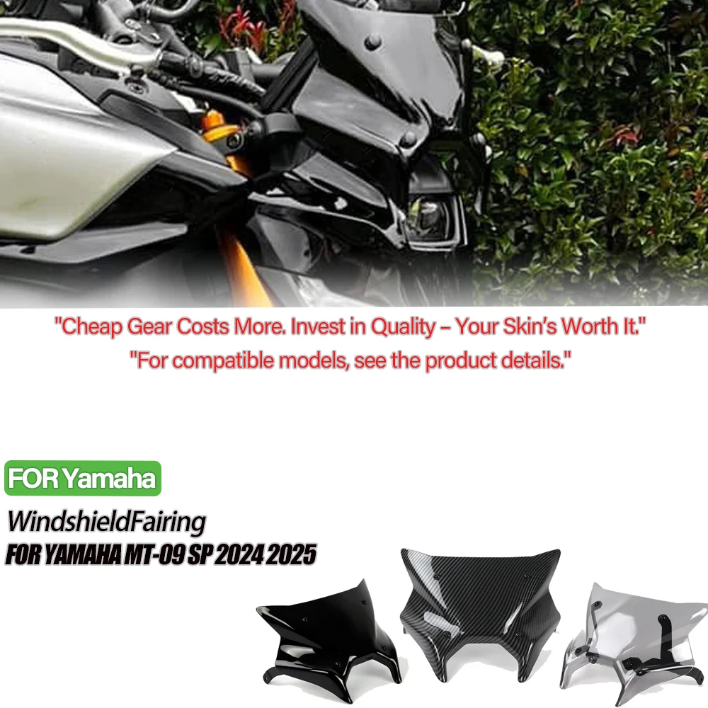 

For YAMAHA MT09 mt09 MT 09 MT-09 SP 2025 2024 New Motorcycle Accessories Three colors of windshield can be selected freely