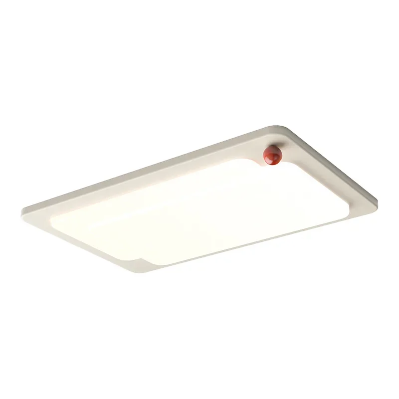 

Cream wind living room light led ceiling light Nordic creative personality eye protection full spectrum lighting combination wh