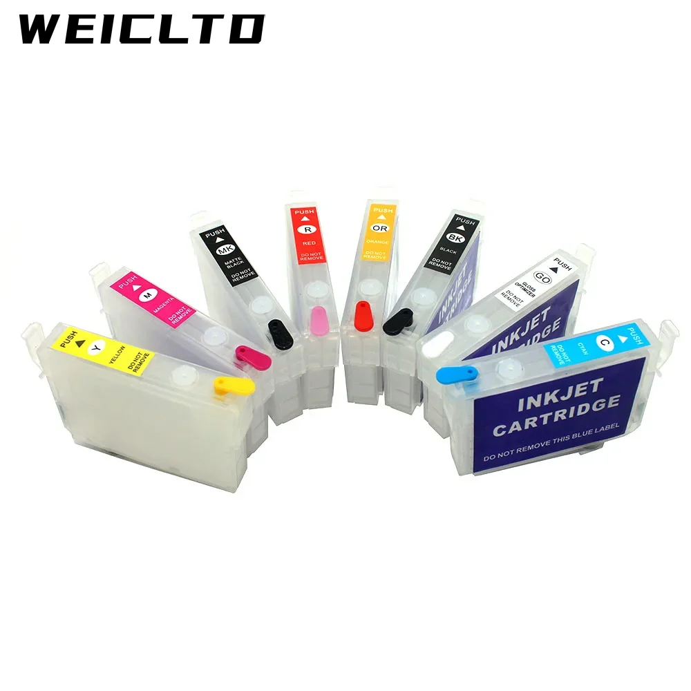 Cartucho de tinta de recarga 8 cores R2000 T1590-T1599 com chip ARC para impressora Epson Stylus Photo R2000