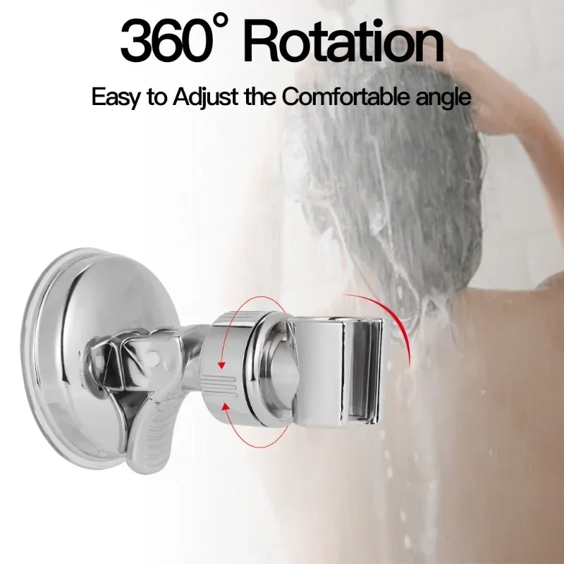 Bathroom Strong Vacuum Suction Cup Wall Mount Holder Adjustable Hand Shower Head Bracket Bathroom Accessory Dropshipping