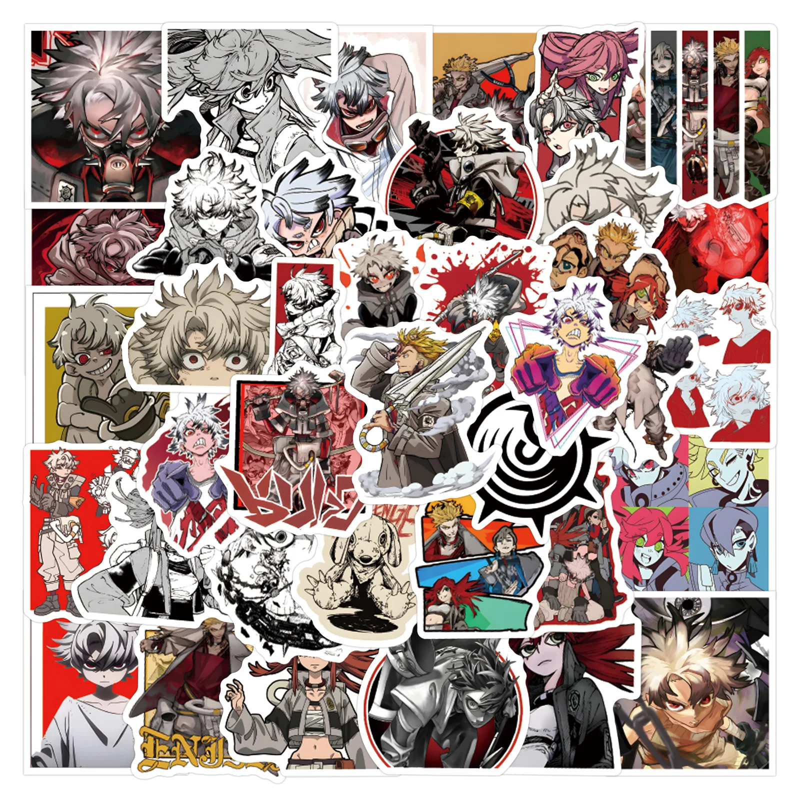 

10/30/60PCS Cartoon GACHIAKUTA Anime Sticker DIY Decoration Waterproof Skateboard Notebook Graffiti Toy
