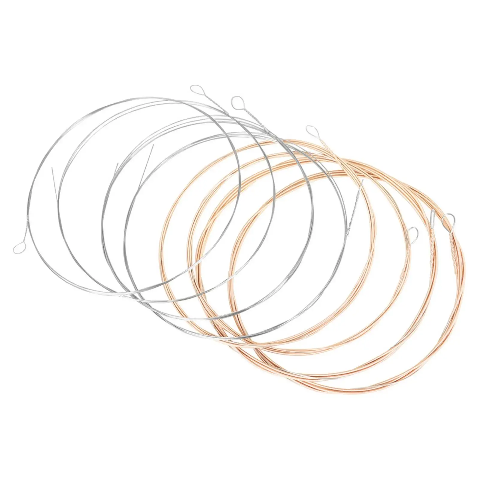 Anti Corrosion Mandolin Strings Phosphor Bronze 4 Course Set for Quick Installation and Balanced Sound